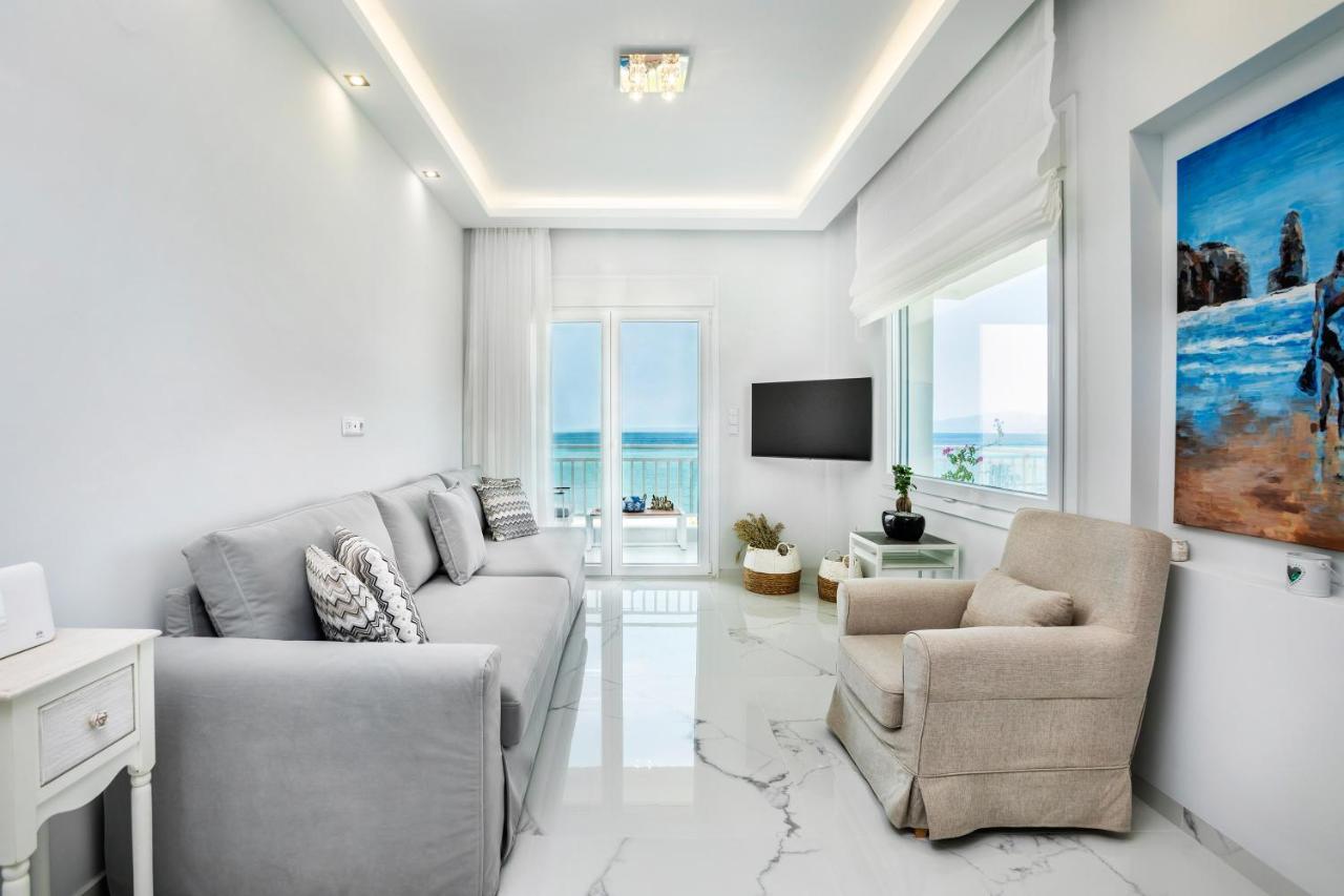 Beach Front Casa Elena Hanioti Exteriör bild